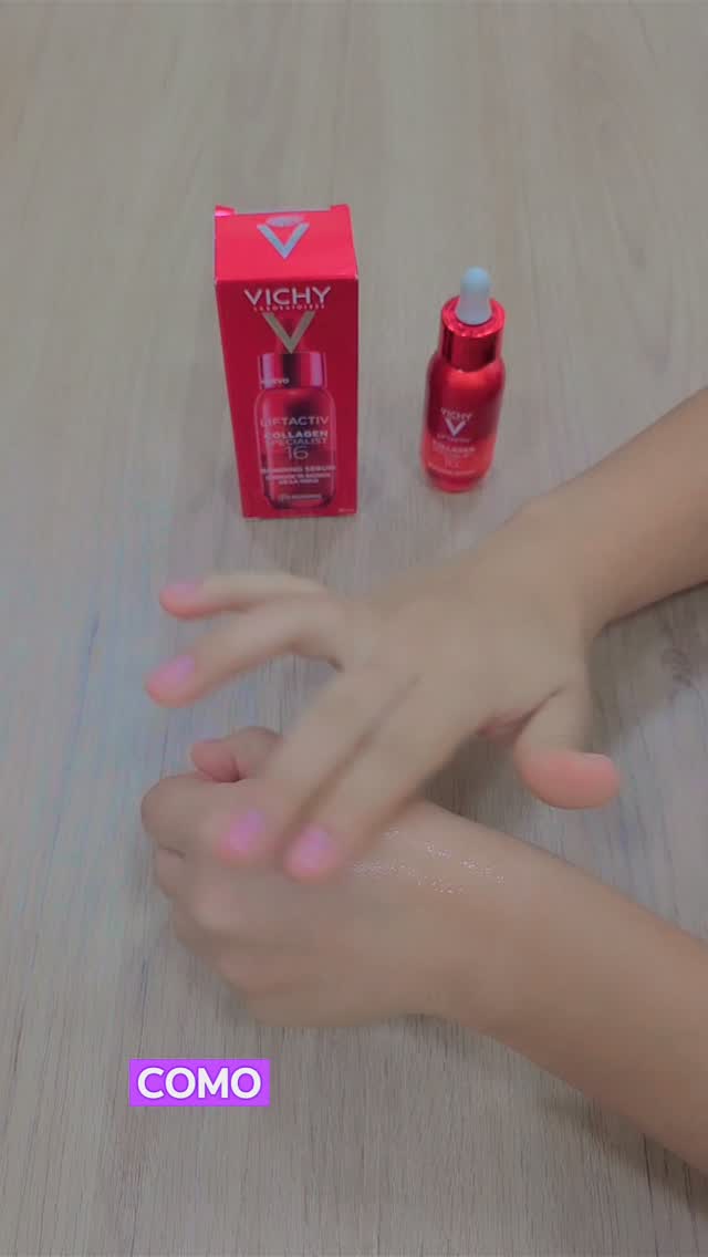 Instagram post by @droscarcruz for Vichy Laboratoires. Caption reads: ¿Quieres mejorar la textura, firmeza y luminosidad....