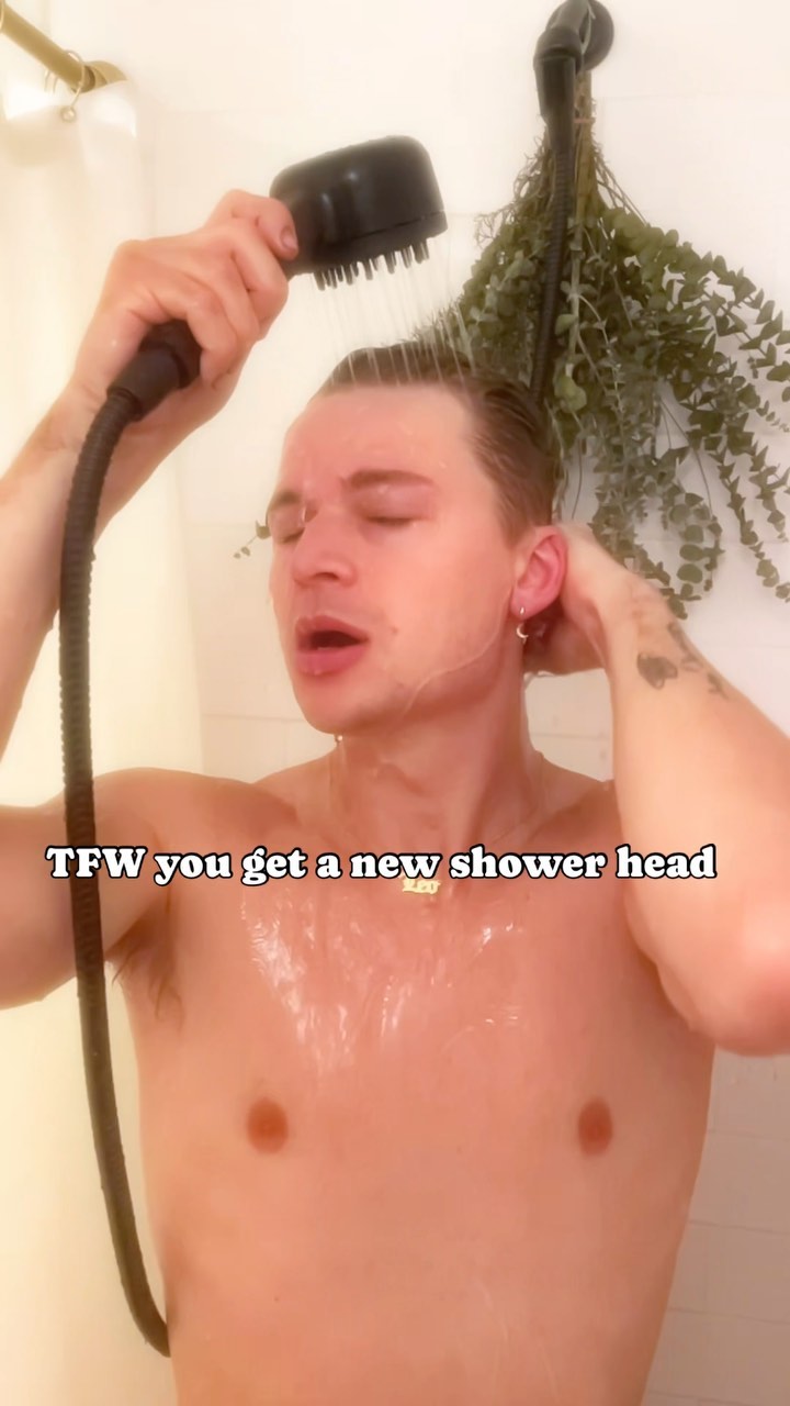 Instagram post by @conor_mckenzie for Canopy. Caption reads: [...] good 😅 this new shower head from....