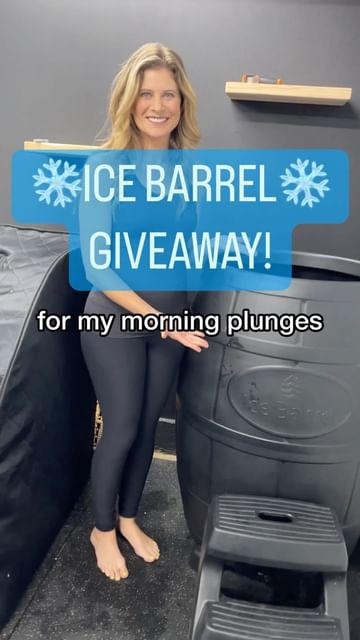 Instagram post by @postureguymike for Ice Barrel. Caption reads: I’ve been using my Ice Barrel on a daily basis for....