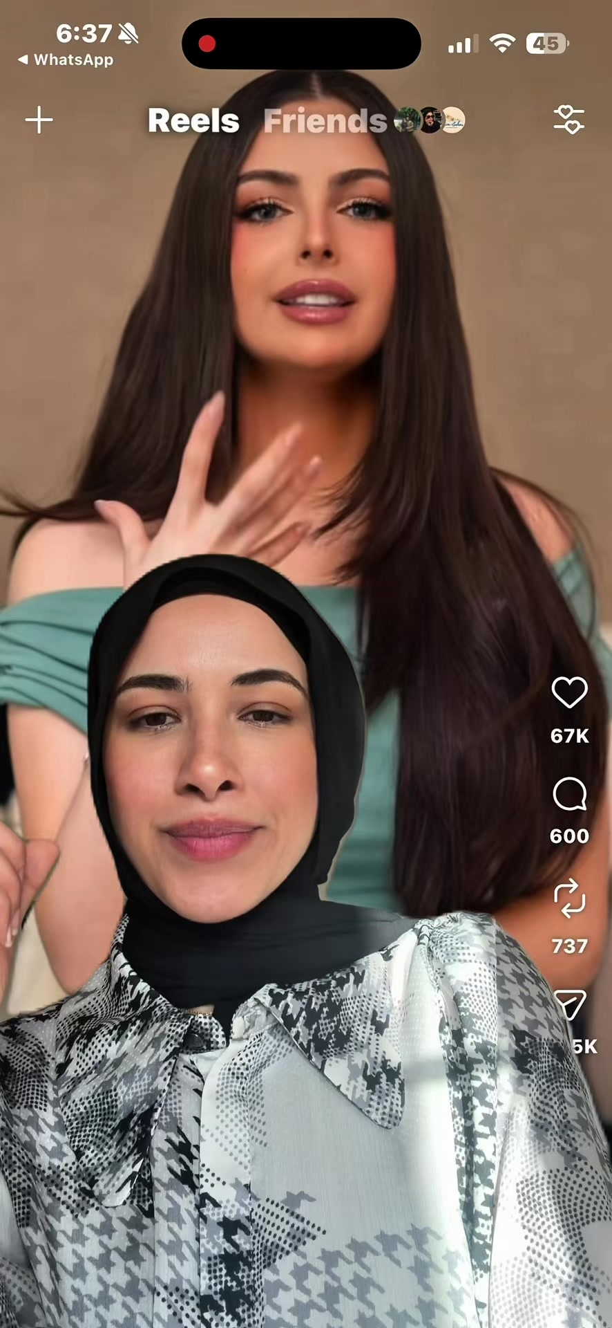 TikTok post by @marwa.almasarweh for Gulf Orchid. Caption reads: [...] بايام حلوة كتير بتلاقوها اونلاين @Gulf....