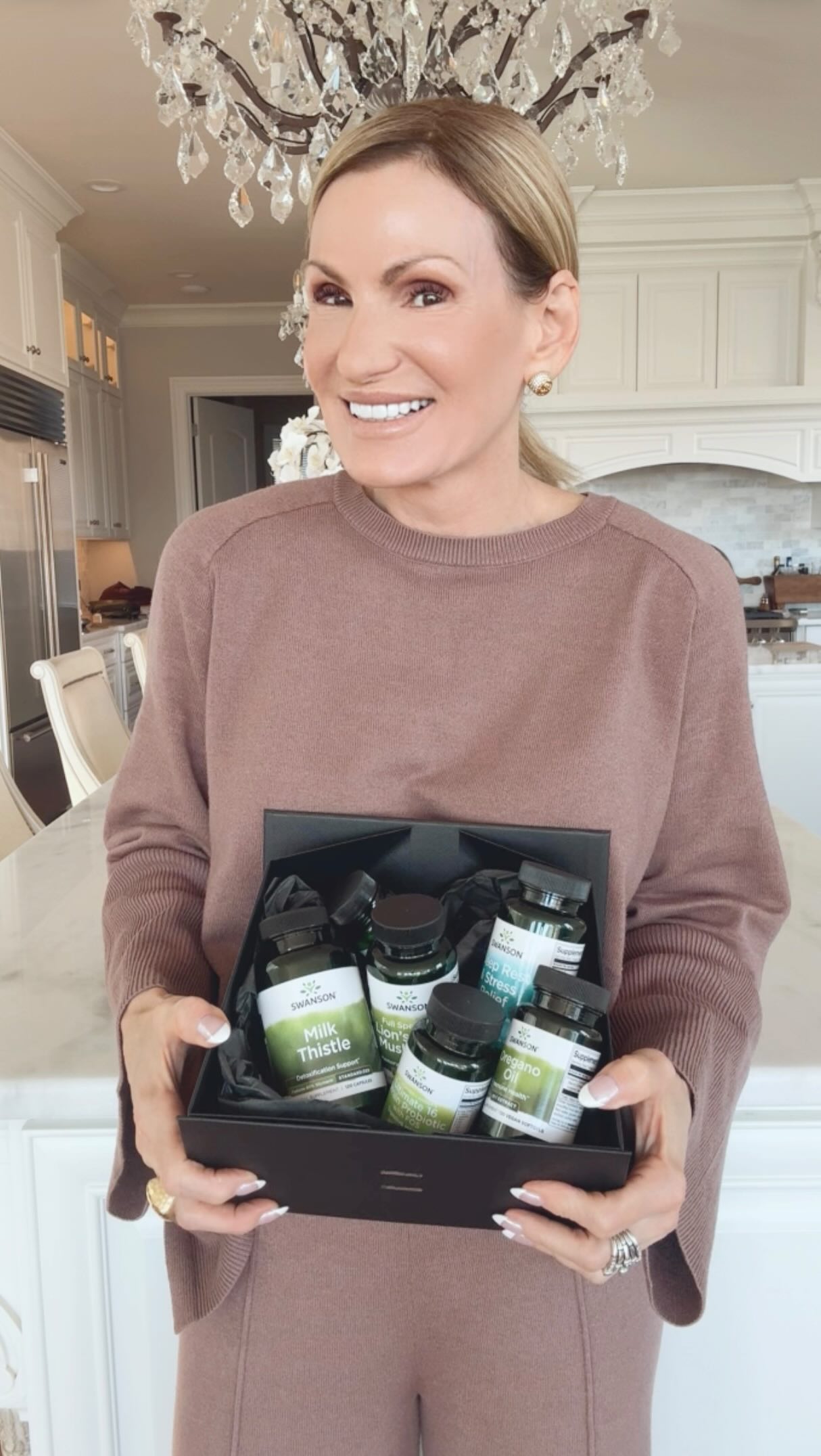 Instagram post by @oysterstopearls for Swanson Health. Caption reads: Wellness looks good on you — and @SwansonHealth is....