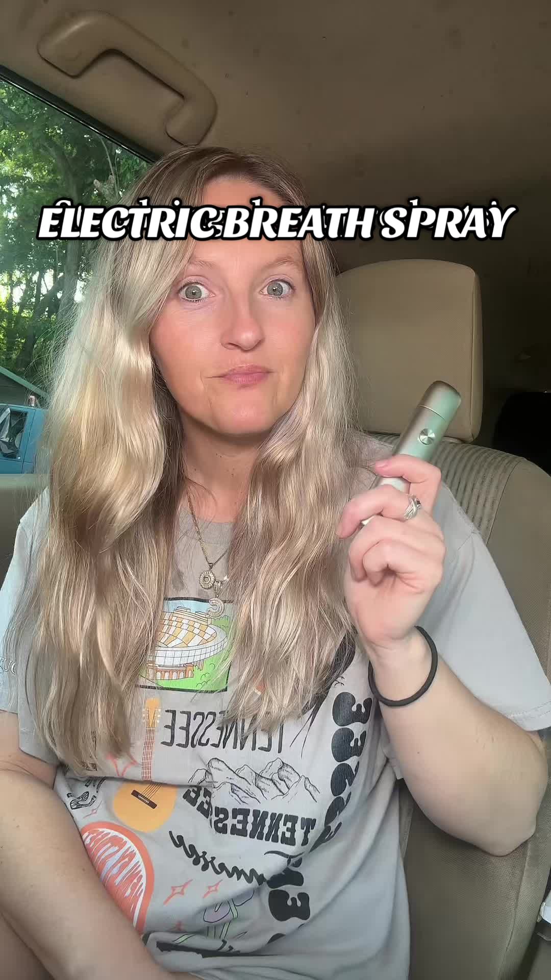 TikTok post by @charityhope90 for Zdeer. Caption reads: [...] #oralbreathspray #electricbreathspray #zdeer....