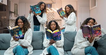 Instagram post by @thisstoryaintover for Read Riordan. Caption reads: Tell me a series you're itching to finish reading!....