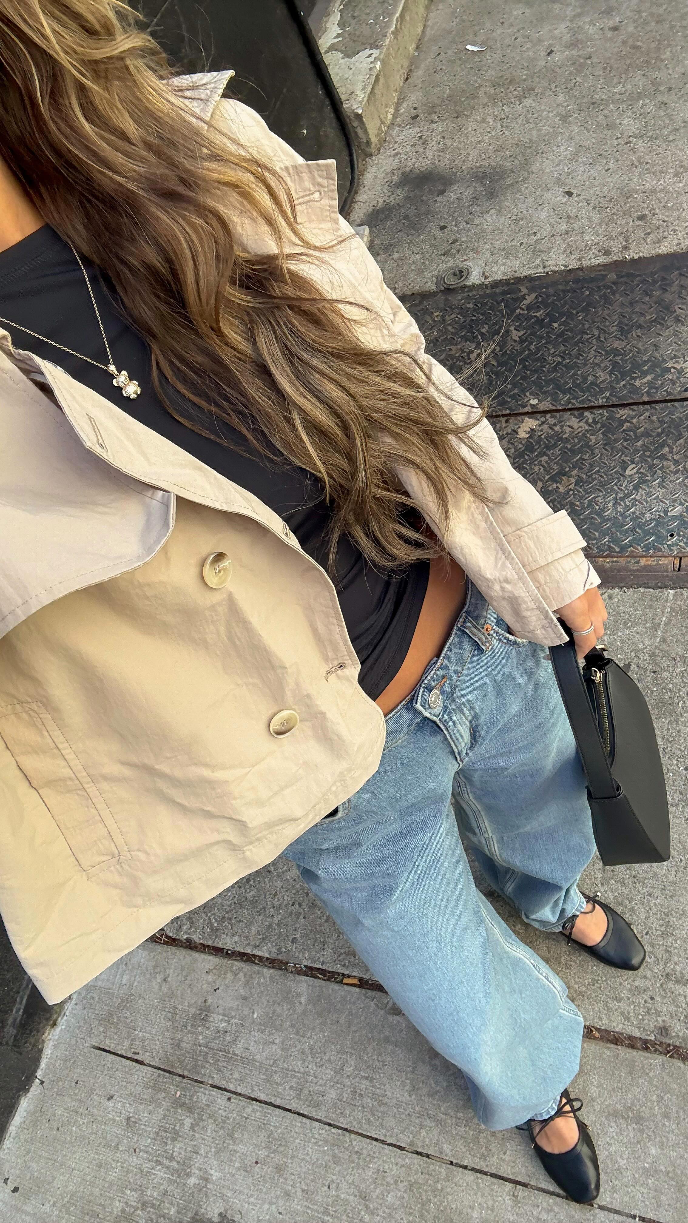 Instagram post by @carolinafreixa for Ardene. Caption reads: Comfy casual spring ootd @ardene 🫶🏼 #ArdeneLove....