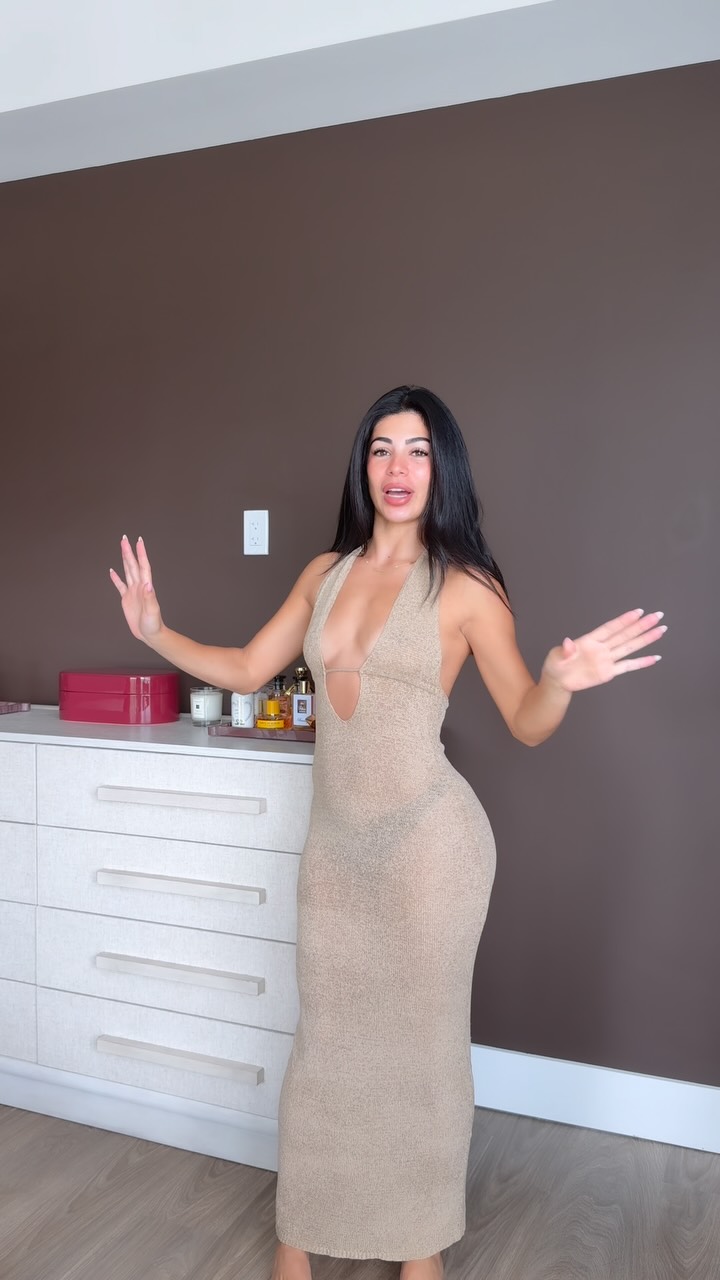 Instagram post by @bramty for Volition Beauty. Caption reads: Why did I ask for help when I decided which outfit....