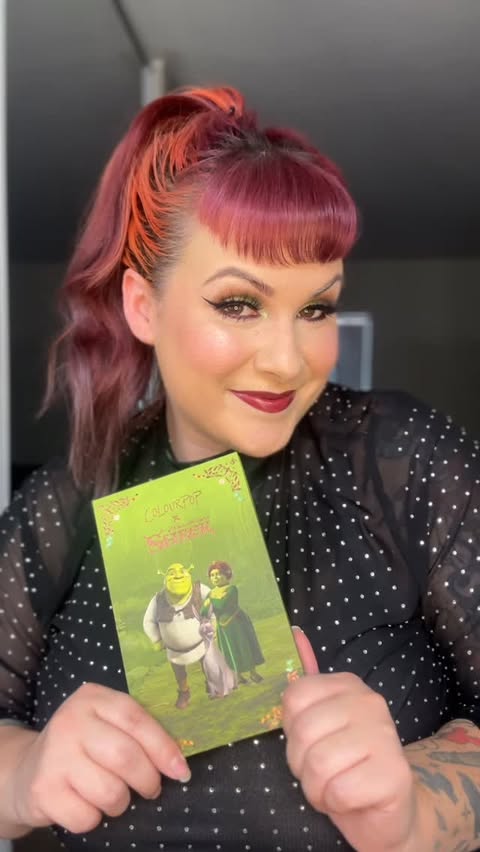 Instagram post by @deadly_777 for DreamWorks. Caption reads: [...] #giftedbycolourpop....