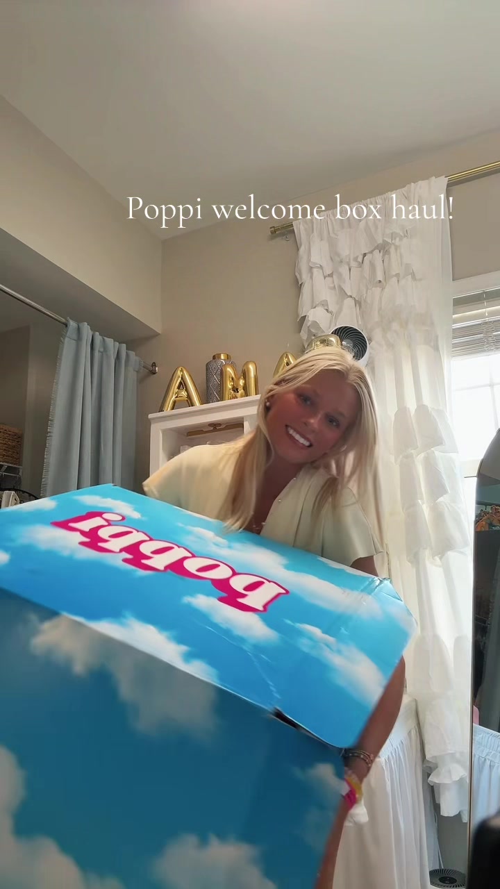 TikTok post by @maddoxemilee for Poppi. Caption reads: Ur sign to apply!!! #poppi #poppiambassador @POPPI.