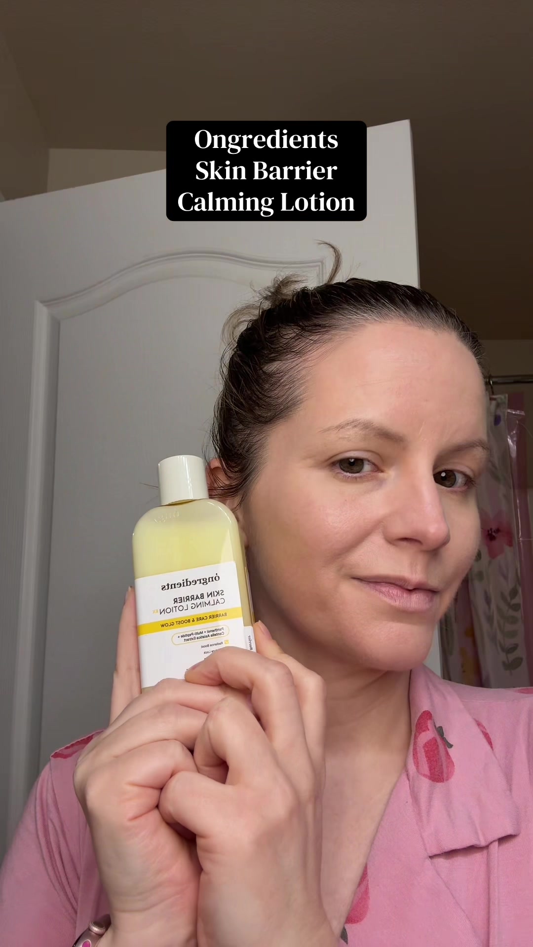 TikTok post by @haul.yeah.idaho for Ongredients US Store. Caption reads: I love that the lotion can be used as skin....