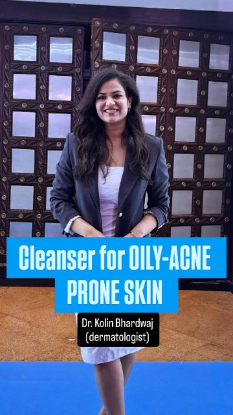 Instagram post by @dr.kolinbhardwaj for Cetaphil. Caption reads: Best cleanser for oily / acne-prone skin

Oily,....