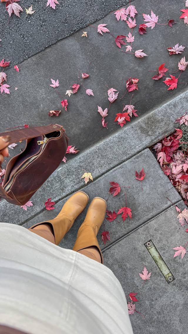 Instagram post by @dixie_3 for JustFab. Caption reads: A neutral outfit 🤍
@justfabonline #justfabpartner....