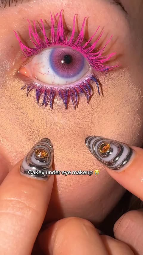 Instagram post by @thelipstickgirly for Axis-y. Caption reads: eye serum for fixing makeup @axisy_official ✨ad✨....