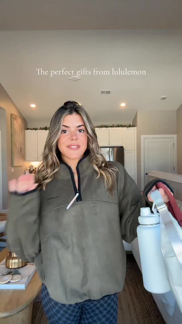 Instagram post by @madisonsvetz for lululemon. Caption reads: perfect gifts from @lululemon !!....