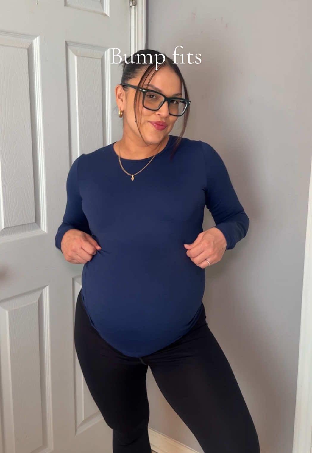 TikTok post by @vibewithmarcy for Poshdivah. Caption reads: [...] clothes until I found this top from....
