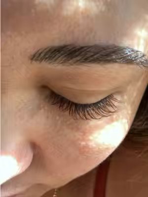 TikTok post by @glowlurex for COFIER Lashes. Caption reads: COFIER Lightweight Fluffy Eyelashes @Cofier Lashes....