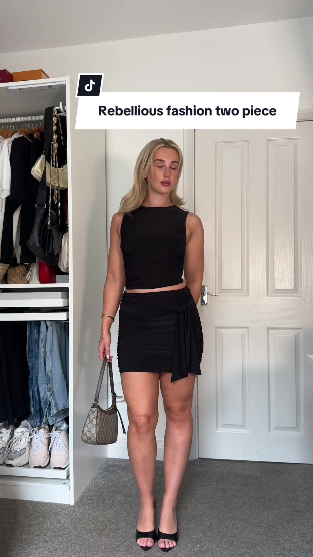 TikTok post by @blousymay for Rebellious Fashion. Caption reads: @Rebellious Fashion this two piece is [...].