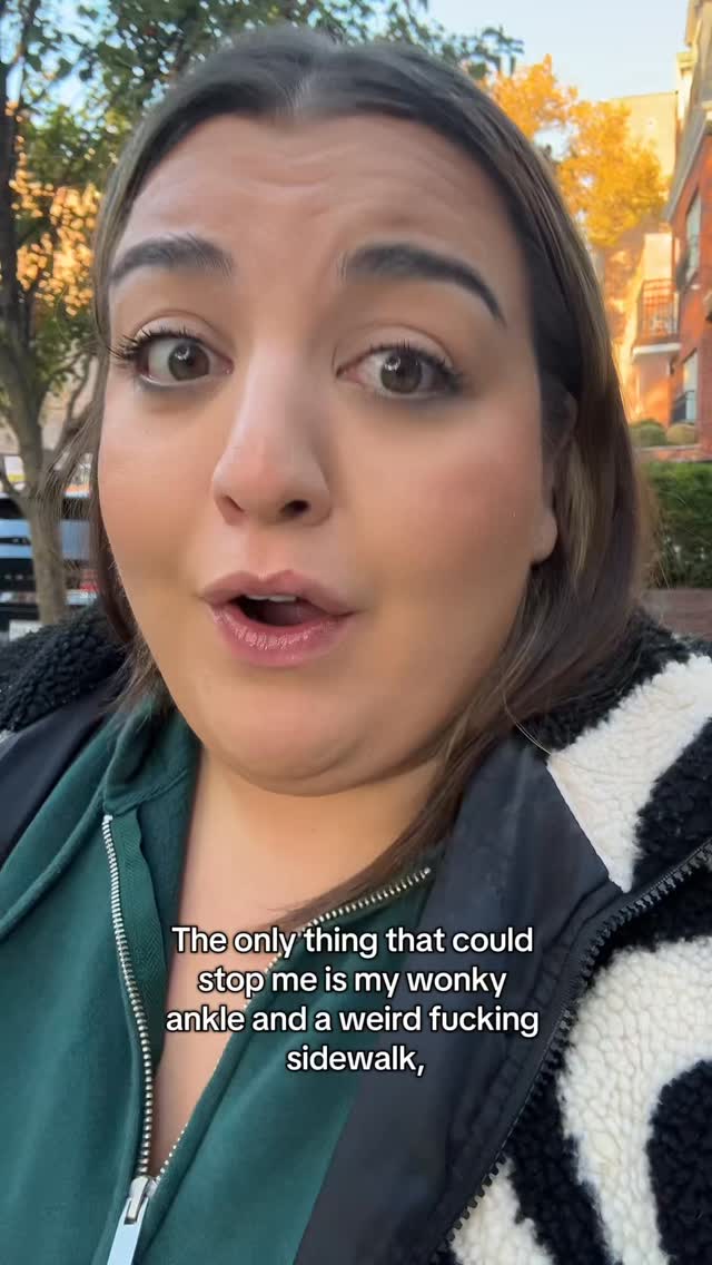 Instagram post by @daniellemariekanc for Torrid. Caption reads: Ankles may be weak but the vibes are strong....