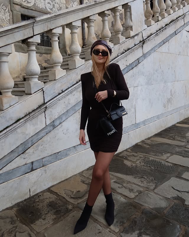 Instagram post by @simplestyle_ola for CLUSE. Caption reads: [...] @iveresse.official 🤍 Zegarek @clusepolska....