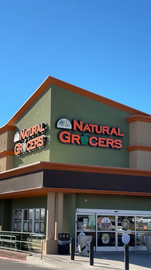 Instagram post by an influencer for Natural Grocers. Caption reads: [...] 👀 I’m a sucker for @naturalgrocers for many....