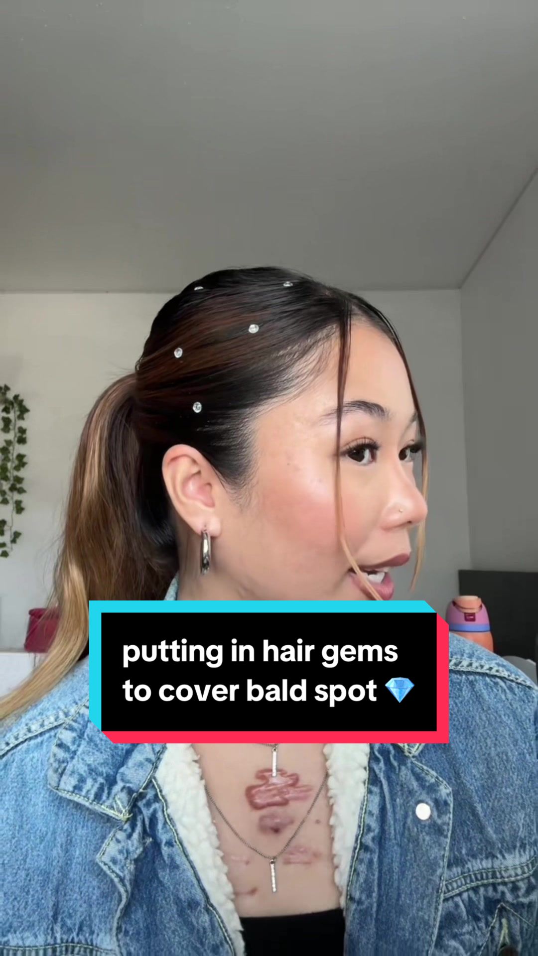 TikTok post by @dewylouie for LaCroix Water. Caption reads: [...] Sparkling Water 🩵 #livelacroix....