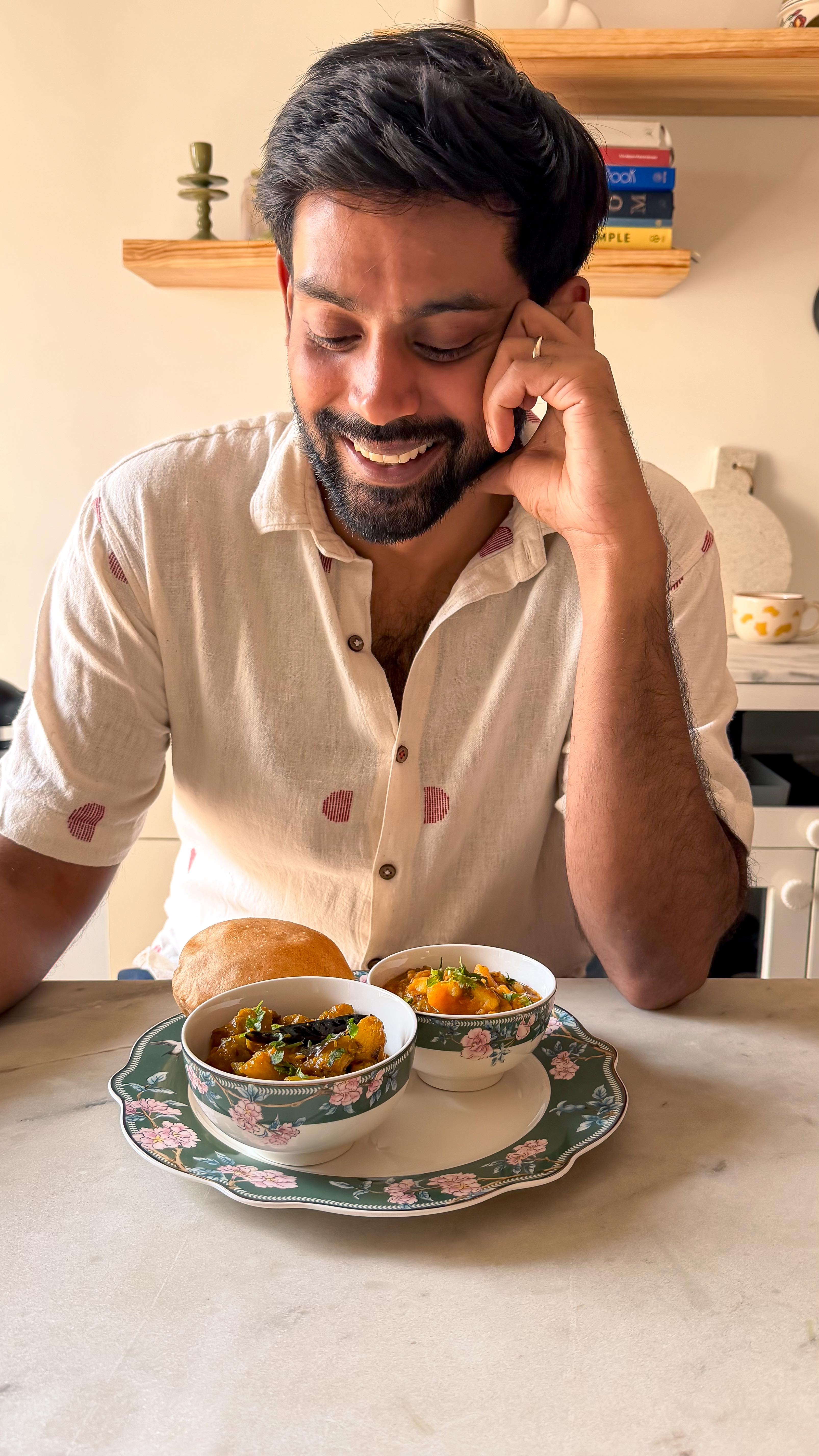 Instagram post by @architlost for Catch Foods. Caption reads: This Khatta Meetha Kaddu will always remind me of....