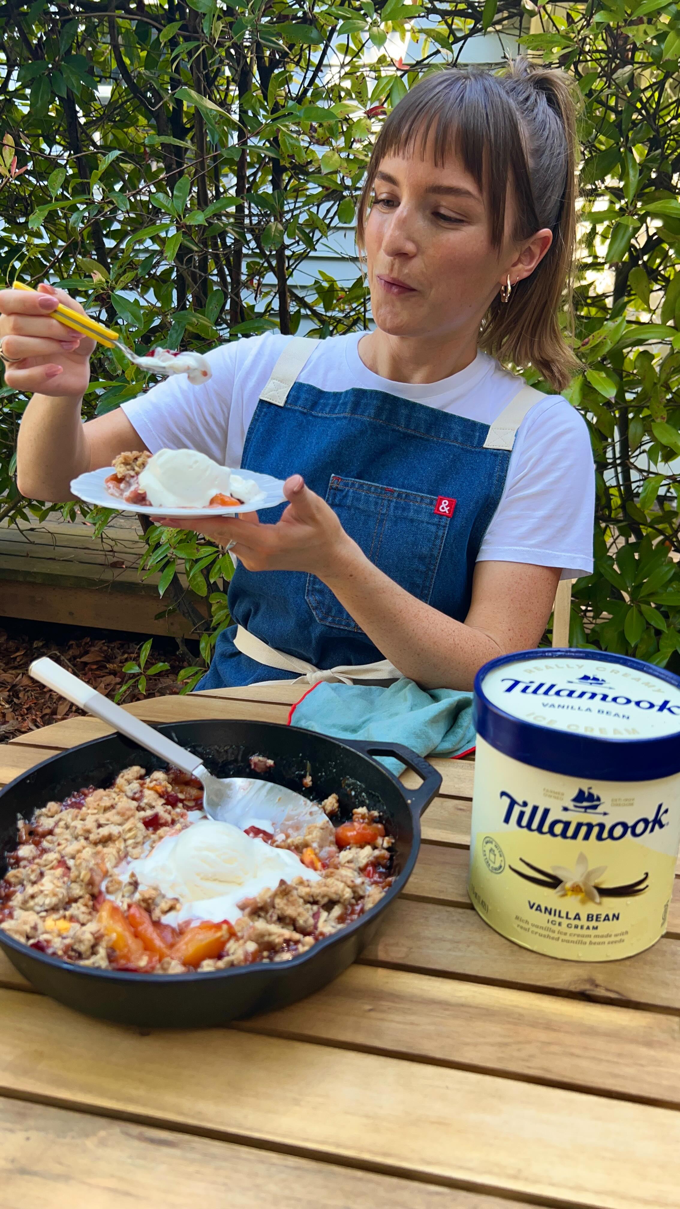 Instagram post by @cookingwithrel for Hedley & Bennett. Caption reads: GIVEAWAY CLOSED! I’m partnering with @tillamook....