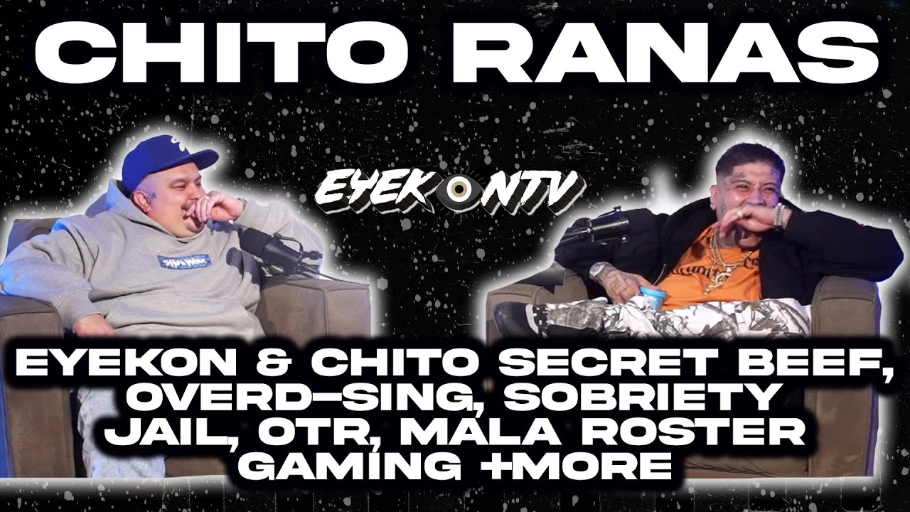 YouTube post by @EyekonTV for Shaka Wear. Caption reads: Chito Ranas - Eyekon & Chito Secret Beef,....