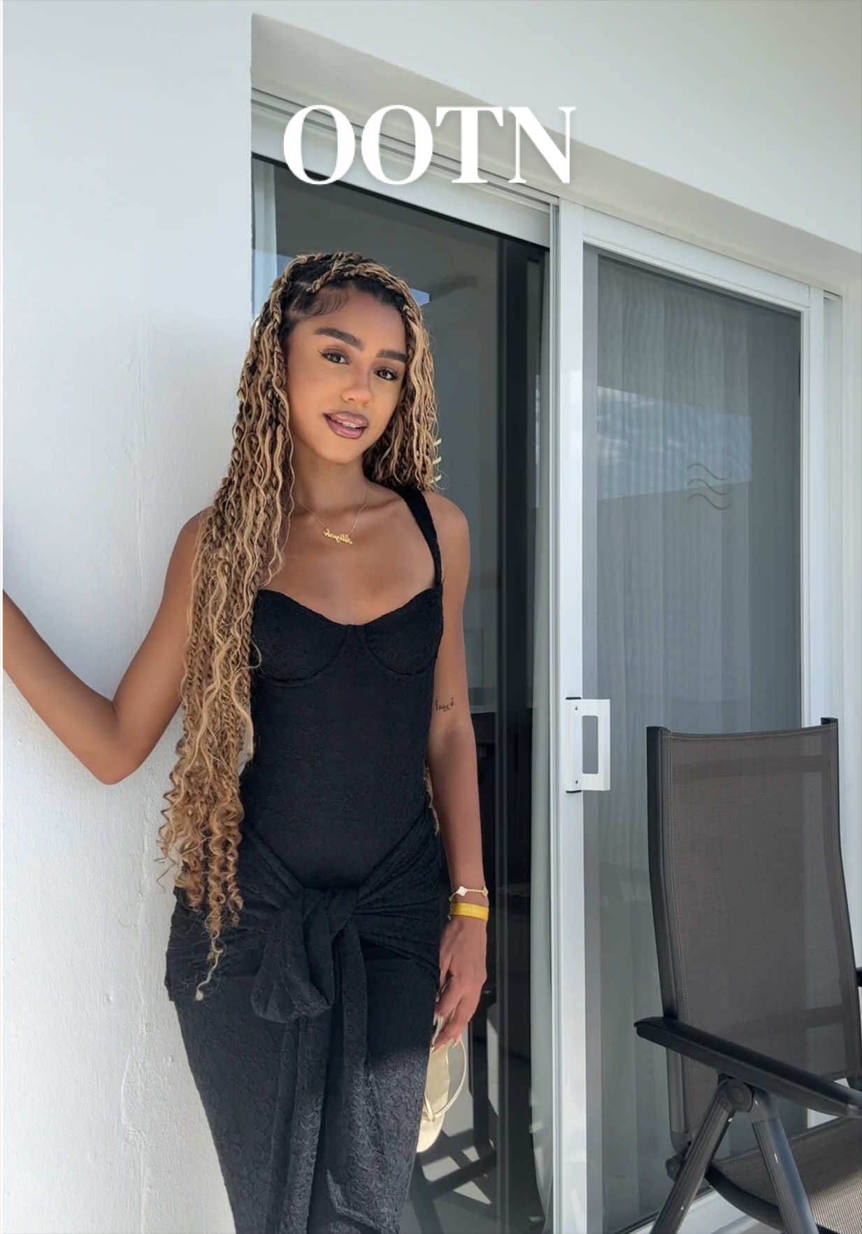 TikTok post by @aliyahfw for Mars The Label. Caption reads: OOTN🖤@MarsTheLabel Ad use my code Aliyah10🥰.