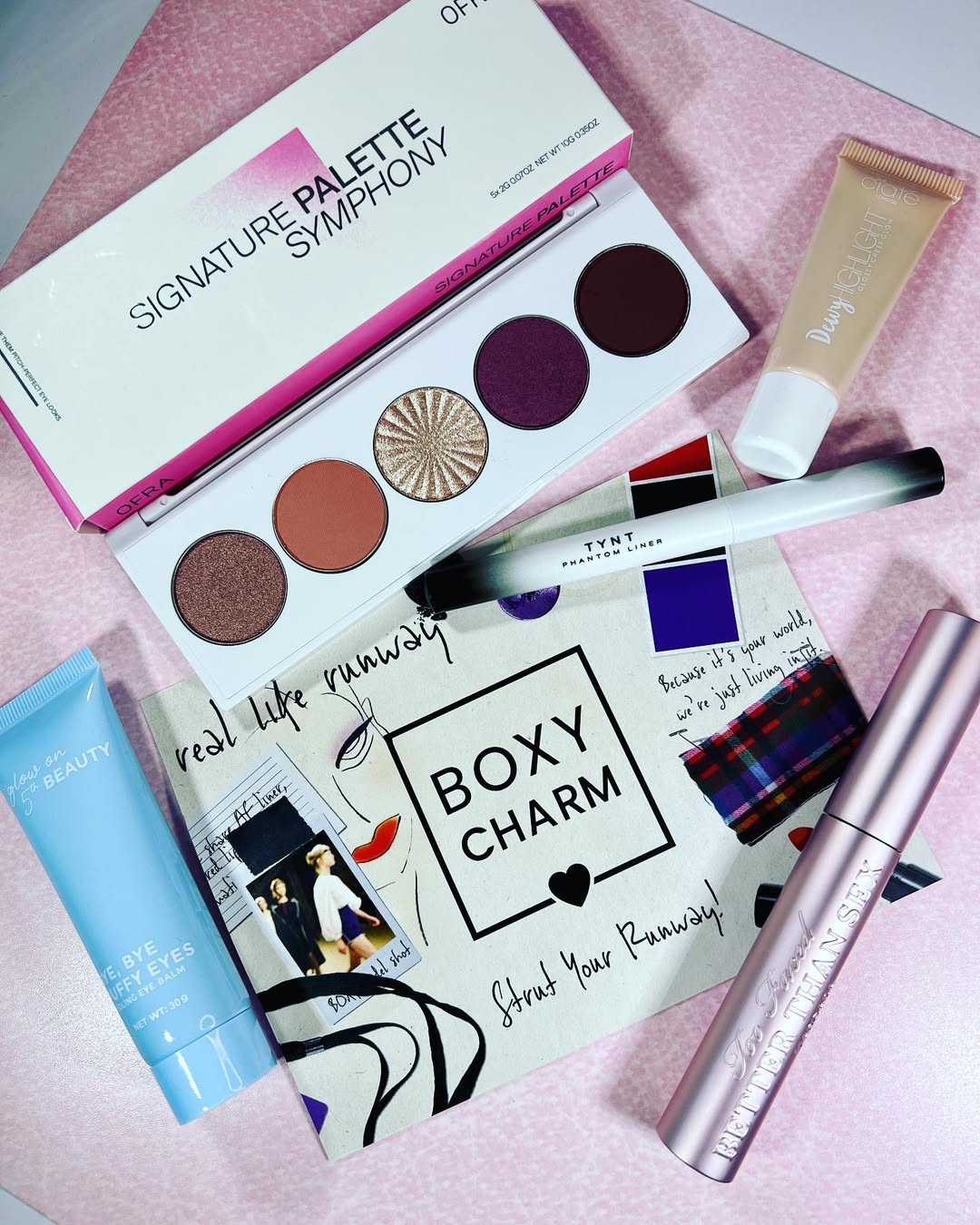 Instagram post by @danyelxnicole for Ciaté London. Caption reads: #AD Strut your runway with the @boxycharm....