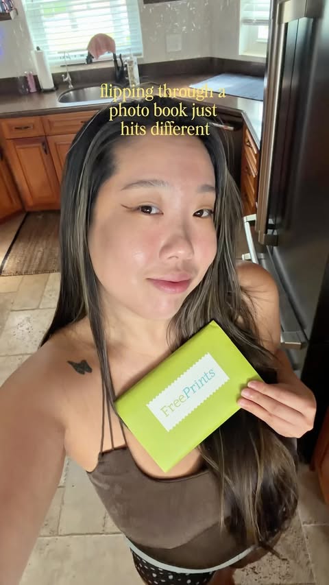 Instagram post by @margarita for FreePrints. Caption reads: [...] in your hands hit different #ad 🤍....