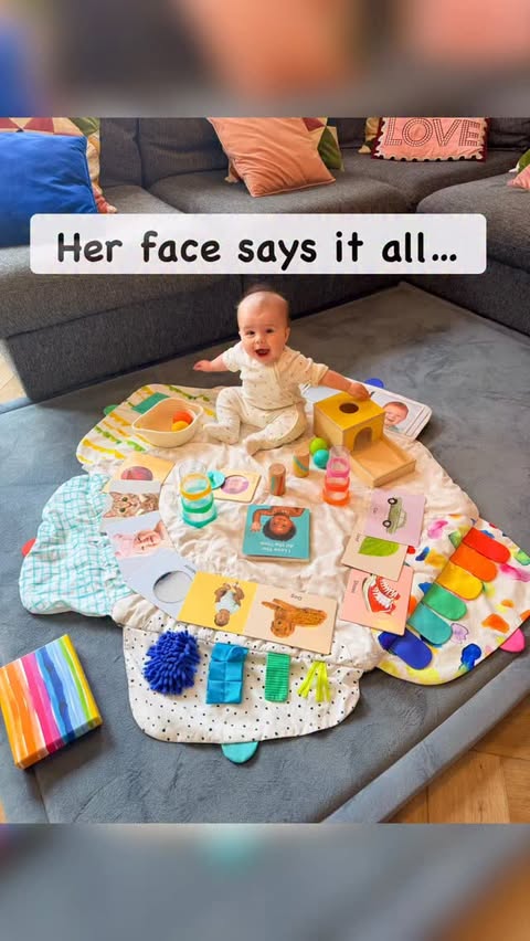 Instagram post by @create_make_and_play for Lovevery. Caption reads: [...] Today’s post brought her new Lovevery Play....