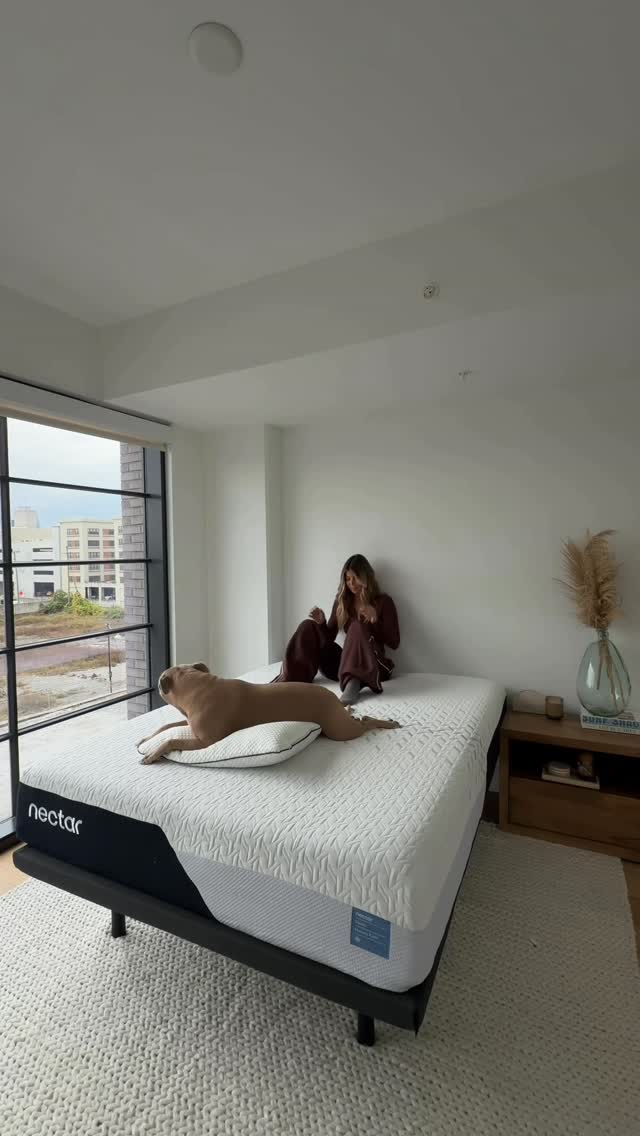 Instagram post by @califullerfit for Nectar Sleep. Caption reads: Been getting my 9 hours of sleep juuuust fine with....