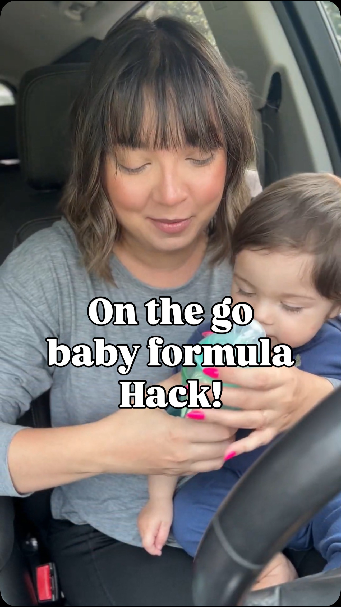 Instagram post by @virginiahlane for Enfamil. Caption reads: #ad Nourishing every milestone starts with making....