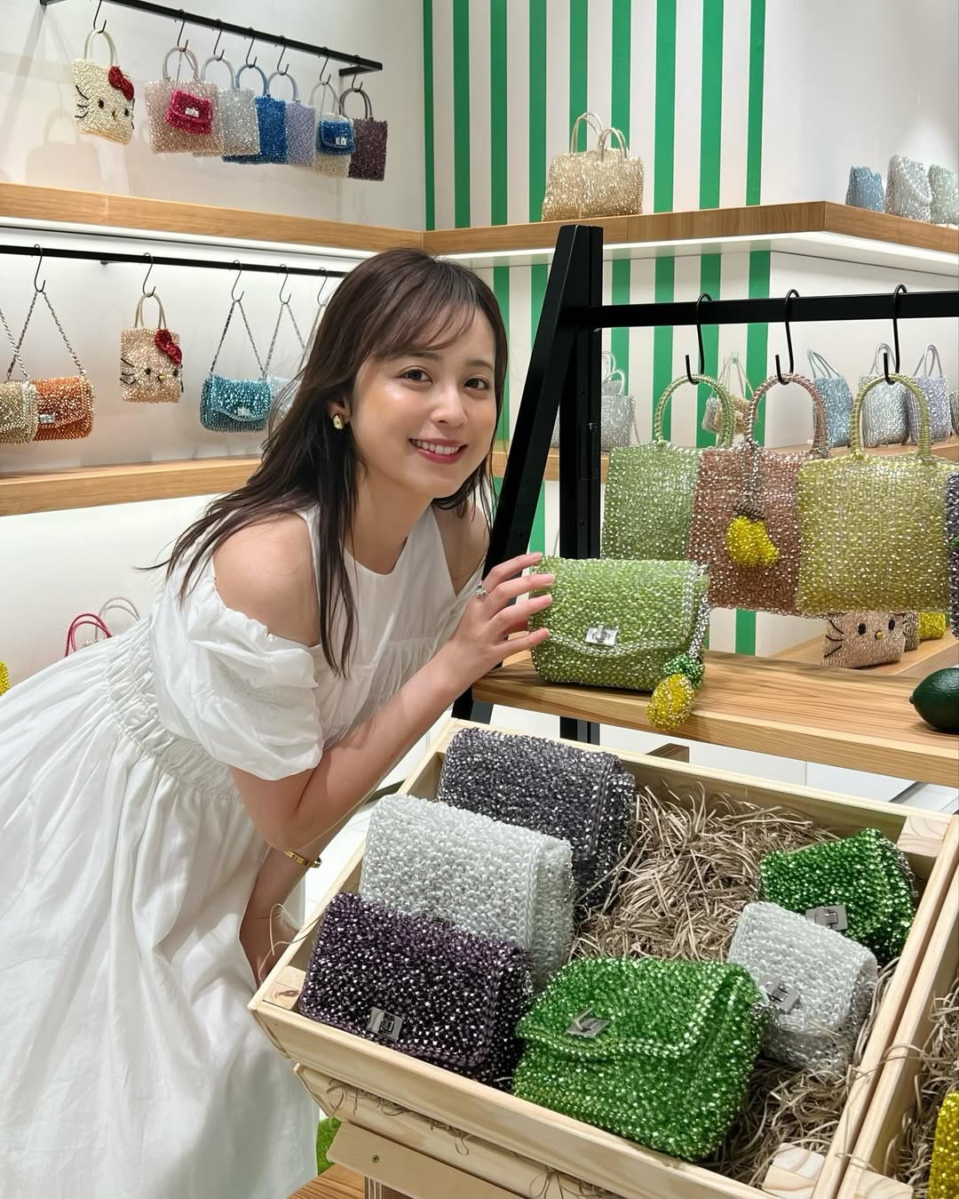 Instagram post by @kuji_akiko for Anteprima. Caption reads: *
ANTEPRIMAの期間限定pop up store....