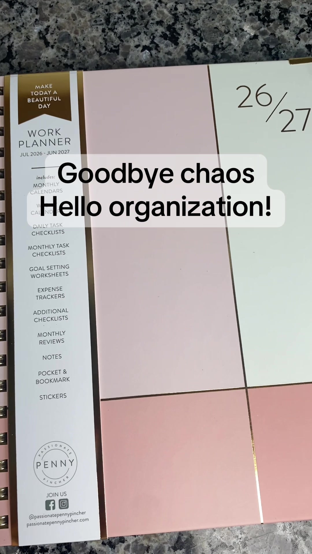 TikTok post by @jamiemartin046 for Passionate Penny Pincher Shop. Caption reads: [...] #organization #giftforher @Passionate Penny....