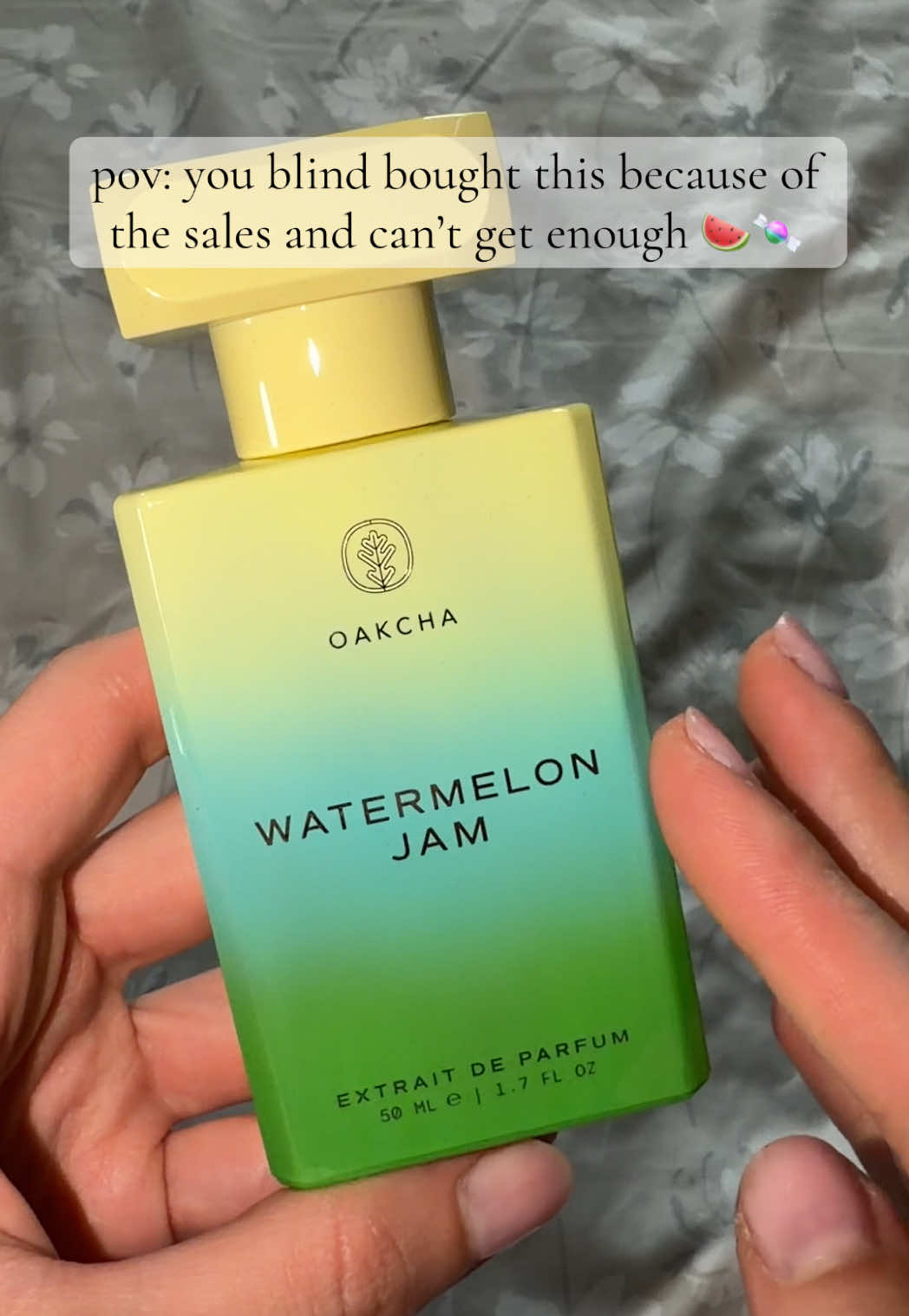 TikTok post by @findingfavs for Oakcha. Caption reads: The scent trail on this 😳😳 @Oakcha.