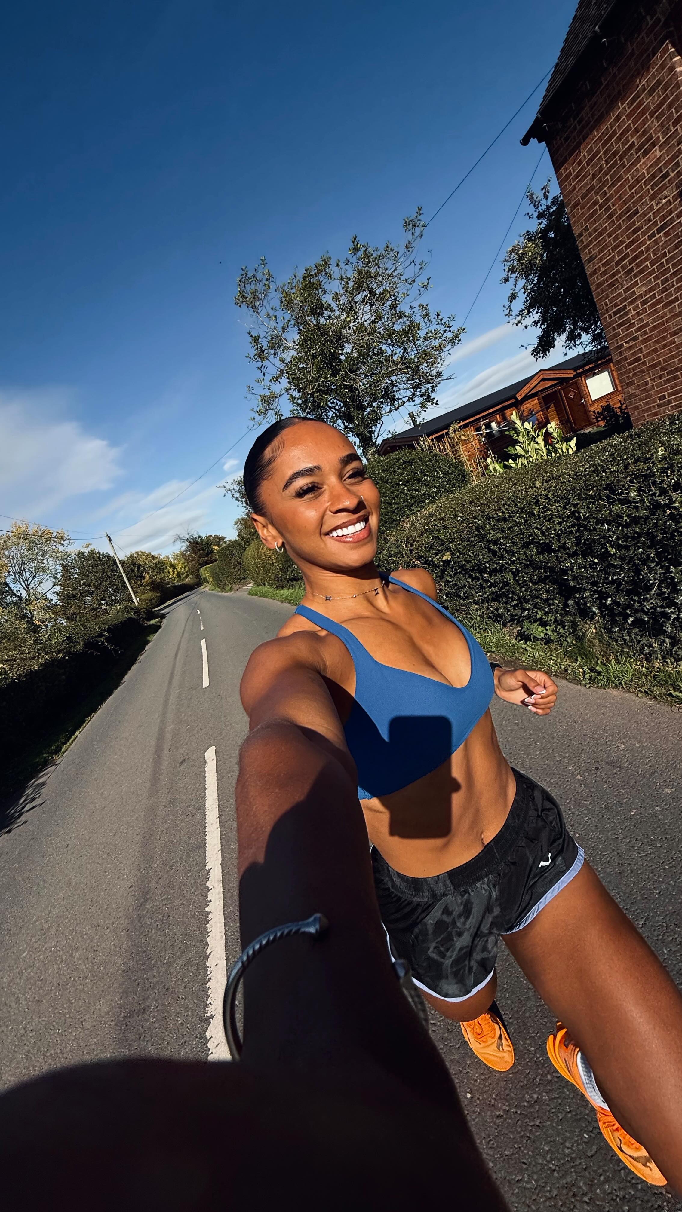 Instagram post by @mikscain for Suunto. Caption reads: Let’s go for a 9km run and take my new @suunto....