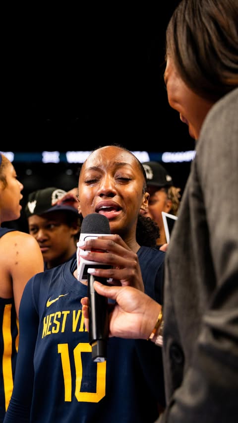 Instagram post by @jordanharrison__ for Big 12 Conference. Caption reads: ALL THE EMOTION FOR @jordanharrison__ 🥹 #Big12WBB....