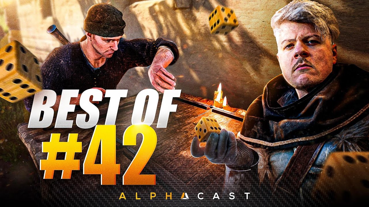YouTube post by @Alphacast_fr for Holy Squad. Caption reads: JE SUIS ADDICT AUX JEUX DE HASARD ► BEST OF....