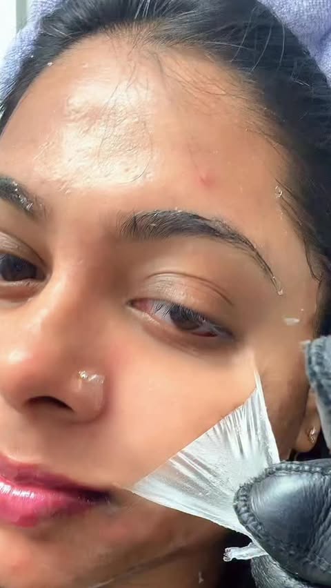 Instagram post by @sannie.ugc for APRILSKIN. Caption reads: [...] smoother texture, healthier glow ✨....