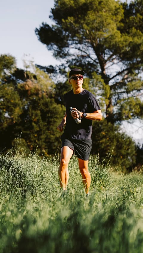 Instagram post by @billyyang for REI. Caption reads: [...] days. From trail shoes to trail gear, @rei....