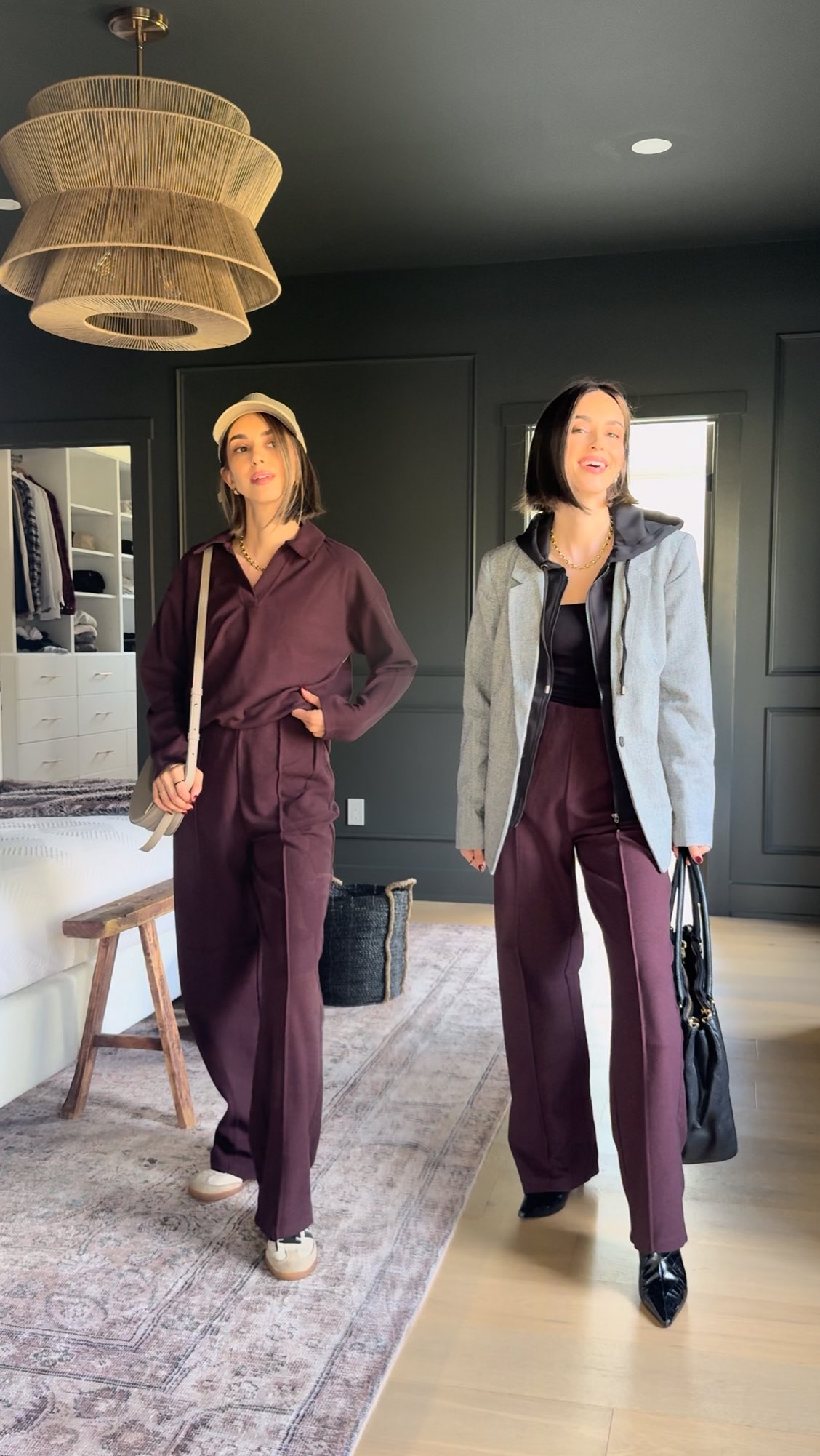 Instagram post by @unstoppable.mama for Suzy Shier. Caption reads: One pair of @suzyshierofficial pants can take you....