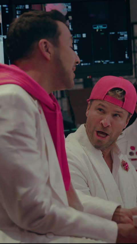 Instagram post by @backstreetboys for T-Mobile. Caption reads: Even the warm-up is packed with perks.