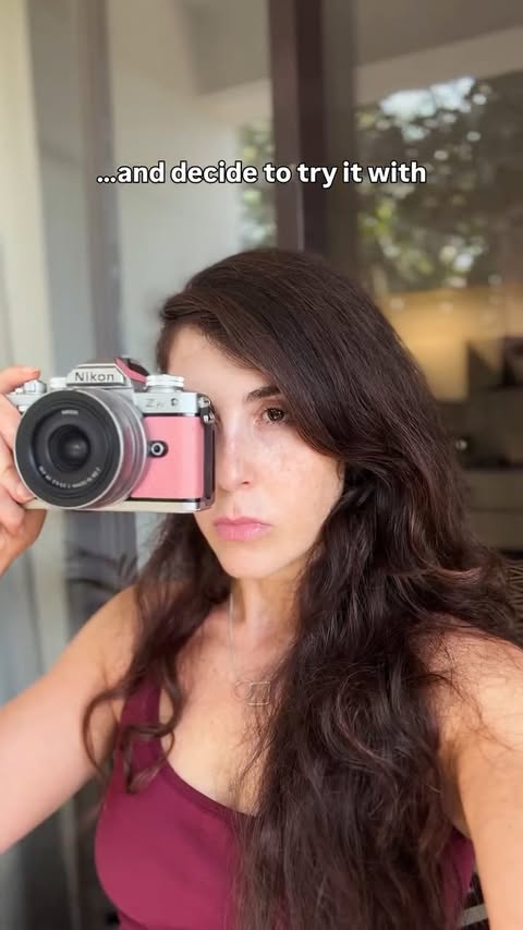 Instagram post by @helinbereket for Nikon DACH. Caption reads: [...] NIKKOR Z DX 16–50 mm. . #NikonCreator....