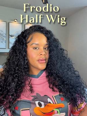 TikTok post by @_jhanell_ for Frodio Hair. Caption reads: [...] hair speaks for itself ok! 🤭 @FRODIO....