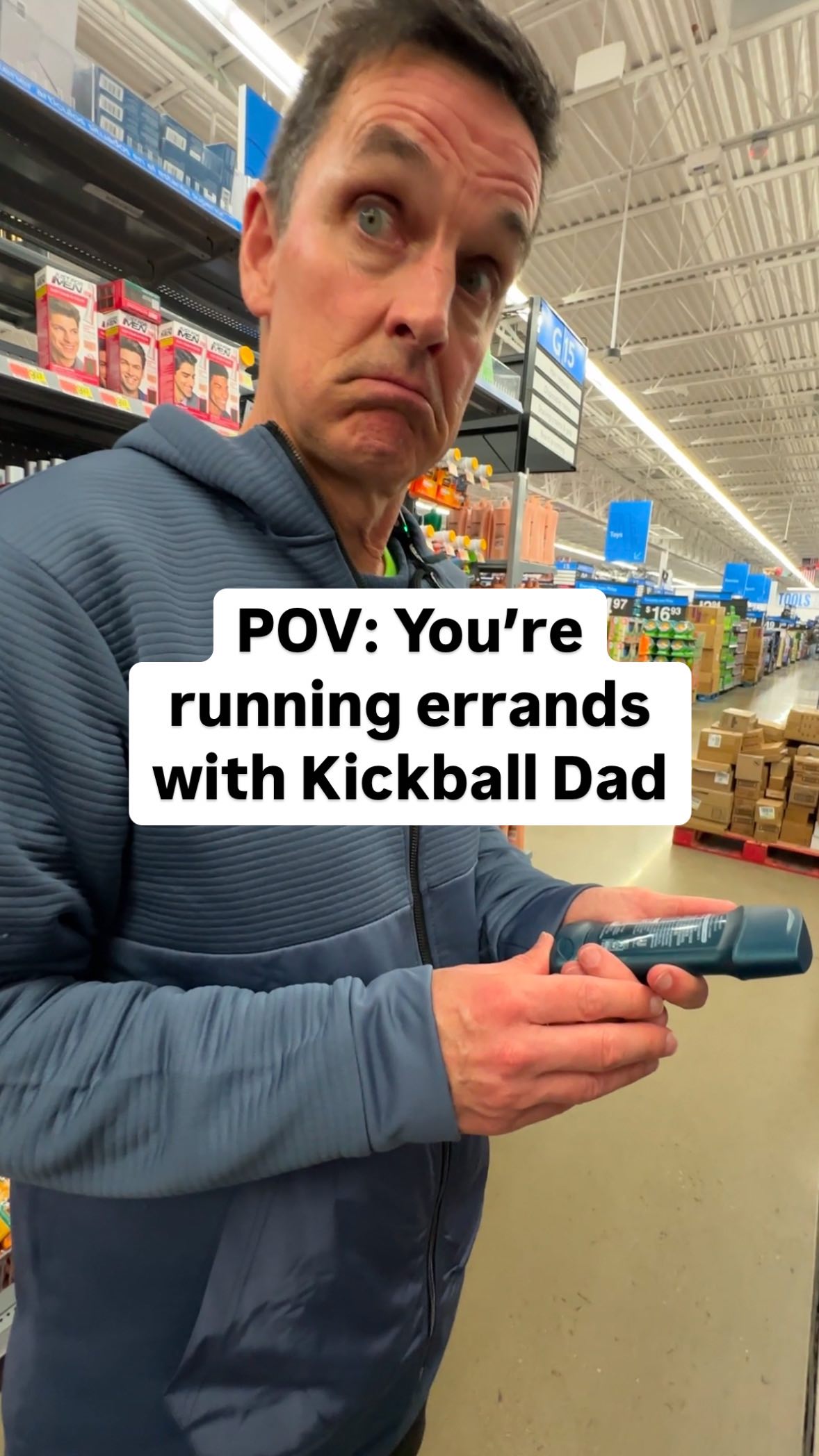 Instagram post by @kickballdad for Degree. Caption reads: #DegreePartner Kickball Dad is ready to roll with....
