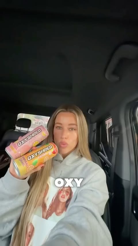 Instagram post by @yanammarks for OxyShred. Caption reads: [...] so excited to be here! Also, the new....