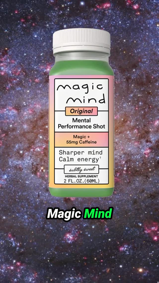 Instagram post by @jesusunfollower for Magic Mind. Caption reads: Magic Mind (@magicmind) is the first drink that....