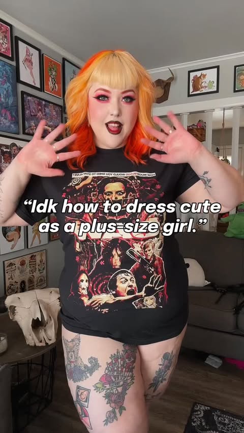 Instagram post by @spookylilash for KILLSTAR. Caption reads: Just because we are plus-size doesn’t mean we have....