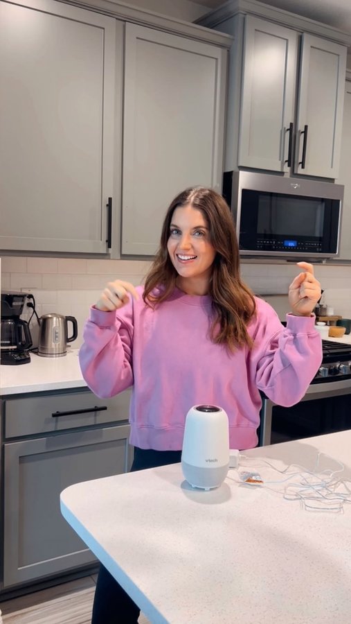 Instagram post by @hellomrshubbard for VTECH. Caption reads: [...] 

Say hello to your new best friend: the....