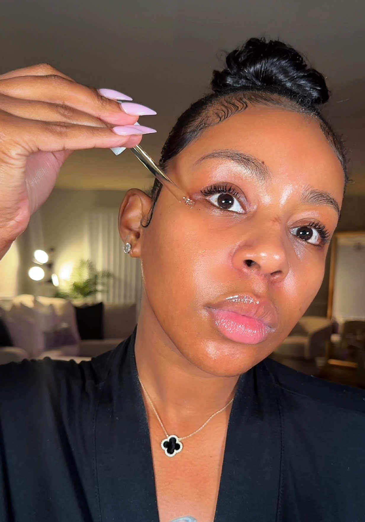 TikTok post by @marvibridges for Pure Daily Care. Caption reads: [...] no need to buy it. Get into it. 🤭 @Pure....
